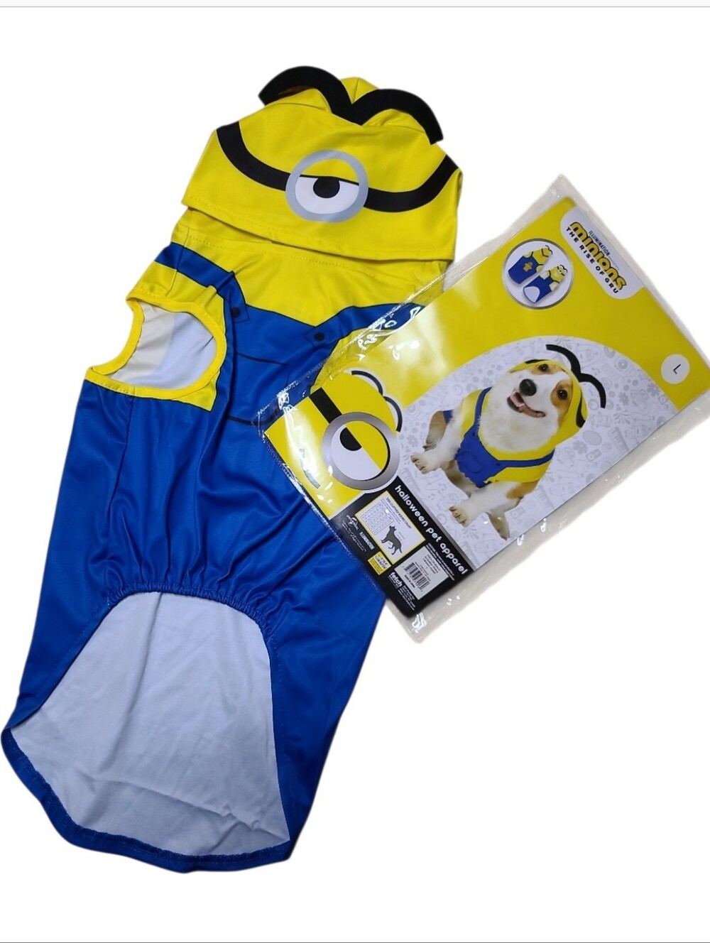Minions Dog Halloween Costume L New